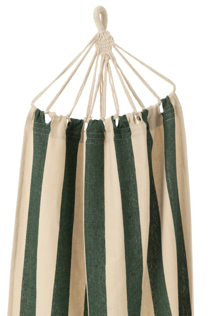 Hangmat Flenora Katoen Groen - Afbeelding 2