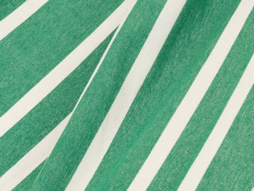 Groene Hangmat Bantena van katoen en polyester met witte strepen en zachte, stevige stof