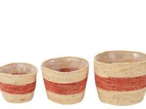 Mand Sutello Maïshuls Naturel - Set van 3