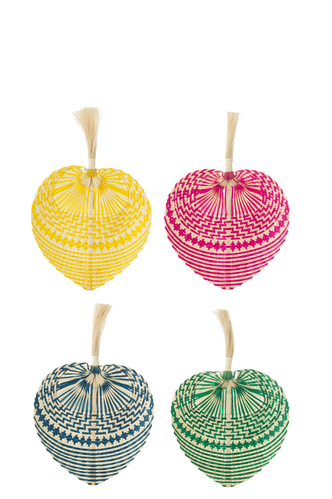 Woonaccessoire Tahoe Bamboe Meerkleurig - Set van 4 - Afbeelding 2