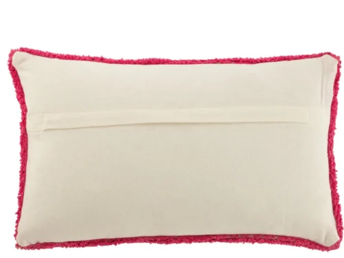 Kussen Teetone Roze 50x30 cm met getufte afwerking en zachte katoenen achterkant