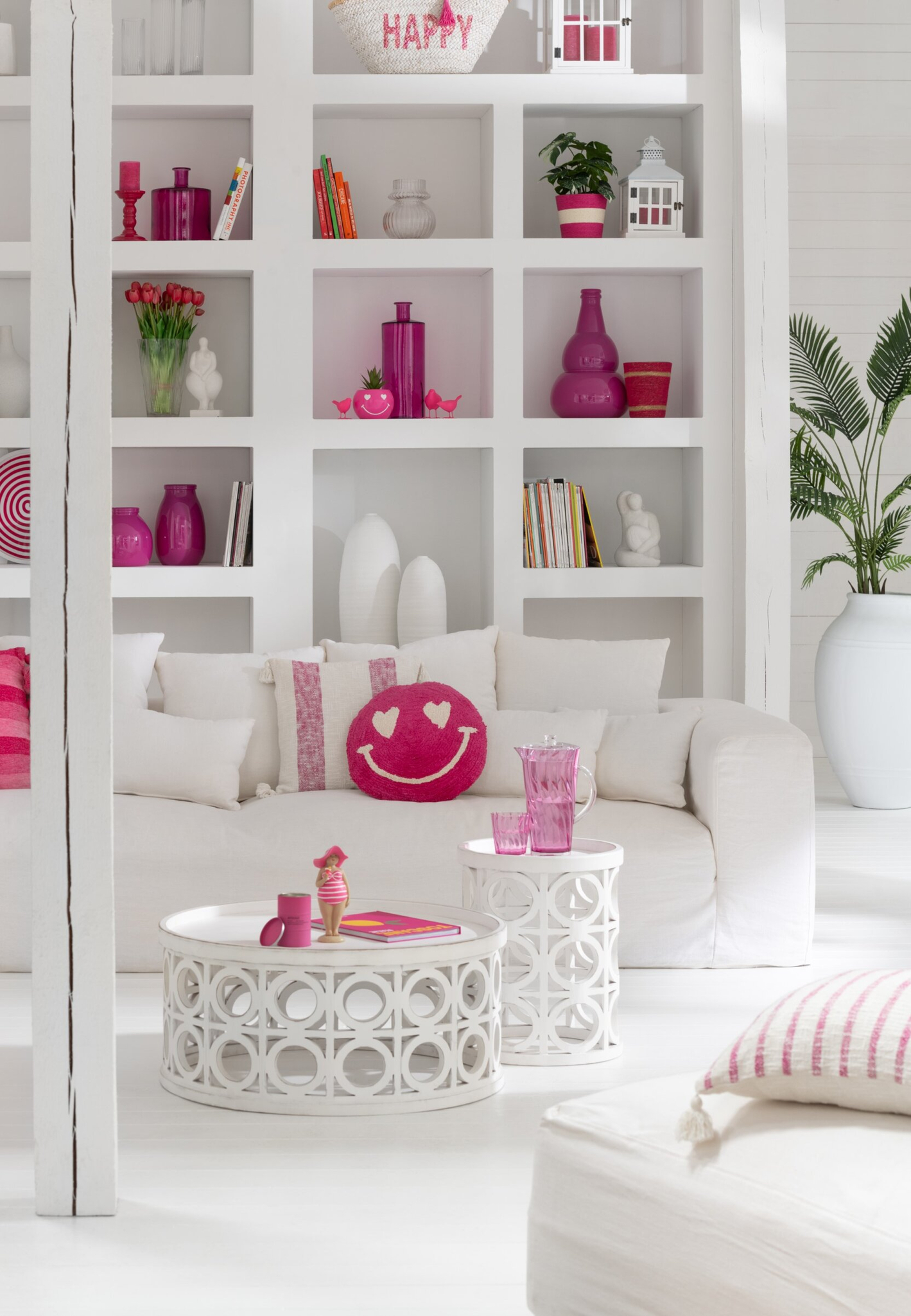 Kussen Curdang Roze 45x45 cm - Afbeelding 2