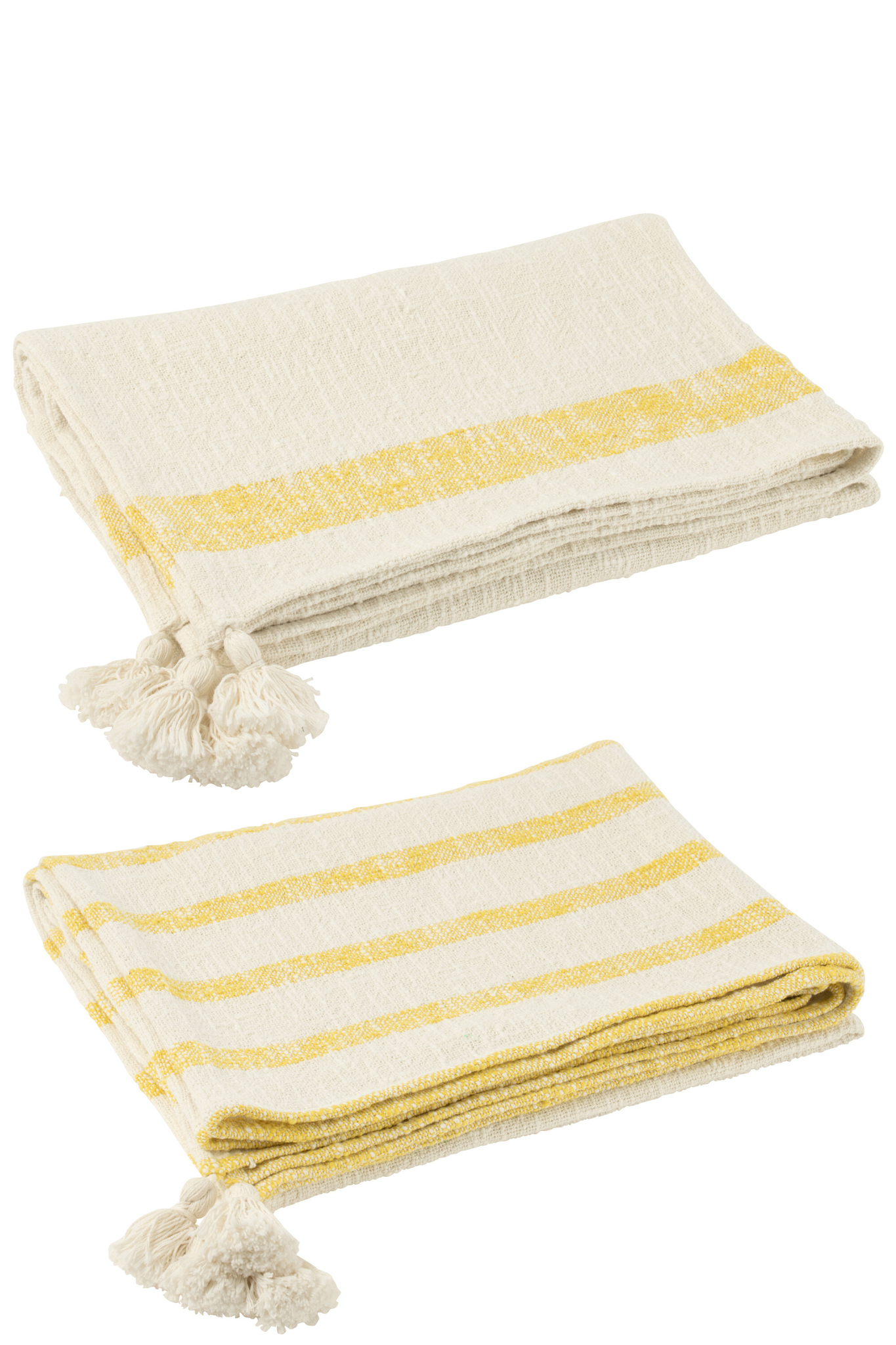 Woonaccessoire Laanek Katoen Geel - Set van 2 - Afbeelding 2