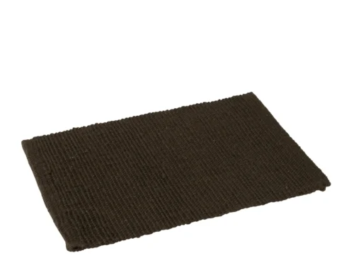 Placemat Slises jute bruin, rechthoekig en geweven voor een warme, natuurlijke tafeldecoratie
