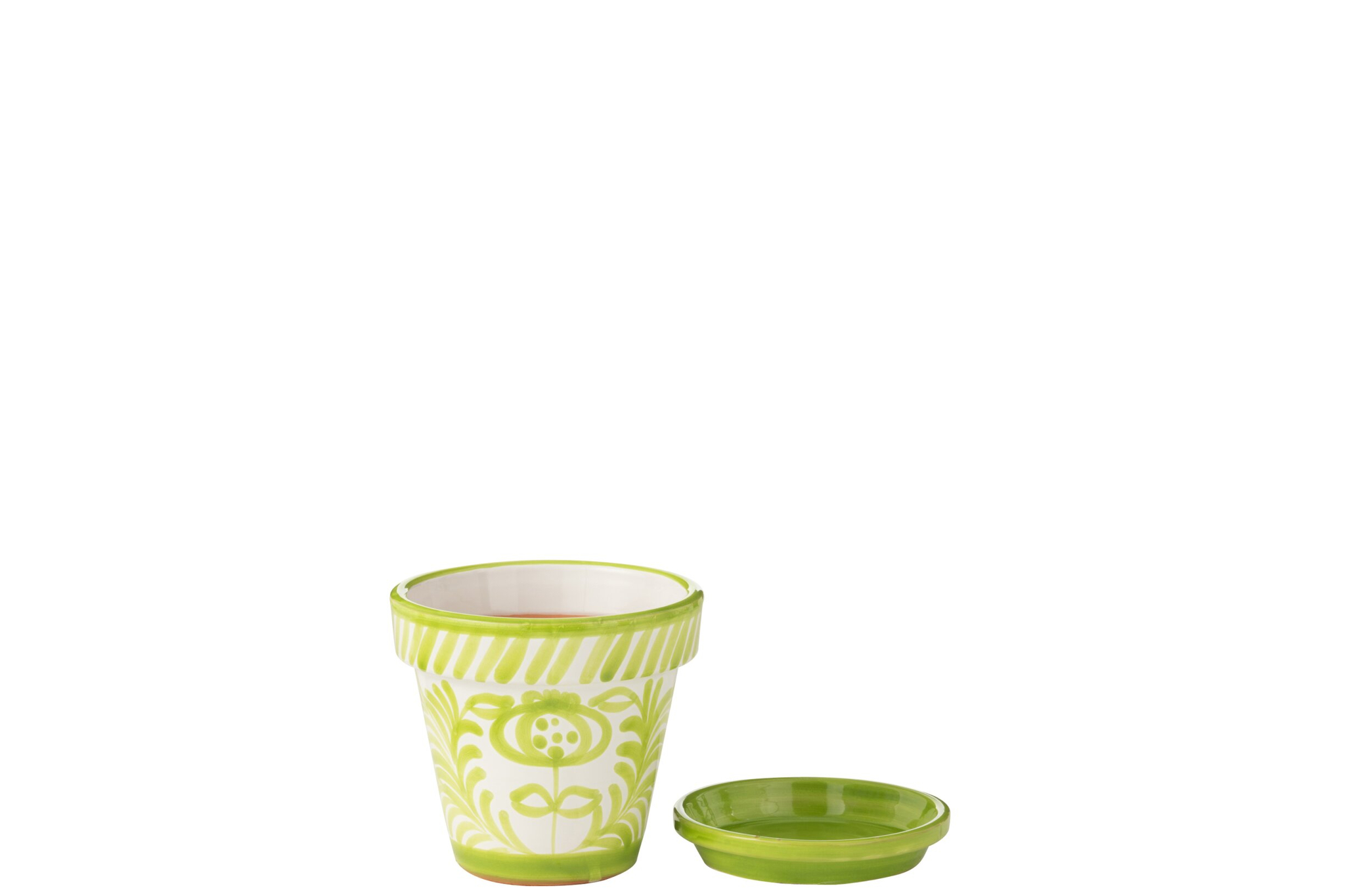 Bloempot Bevund Keramiek Meerkleurig H19 cm