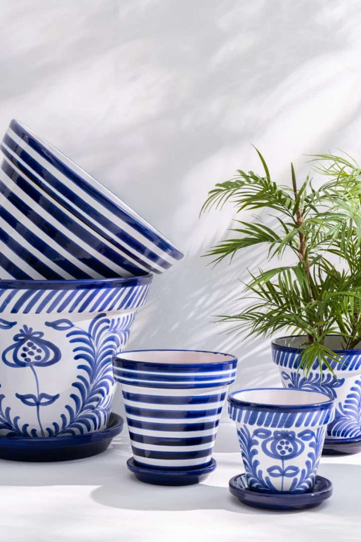 Bloempot Royan Keramiek Meerkleurig H19 cm - Afbeelding 2
