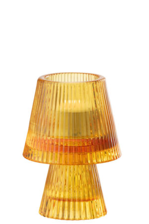 Kaarsenhouder Yvornavcanto glas oranje