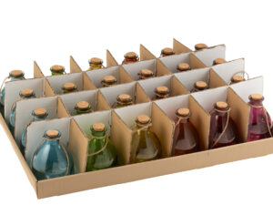 Dienblad Klinnero Glas Meerkleurig - Set van 6