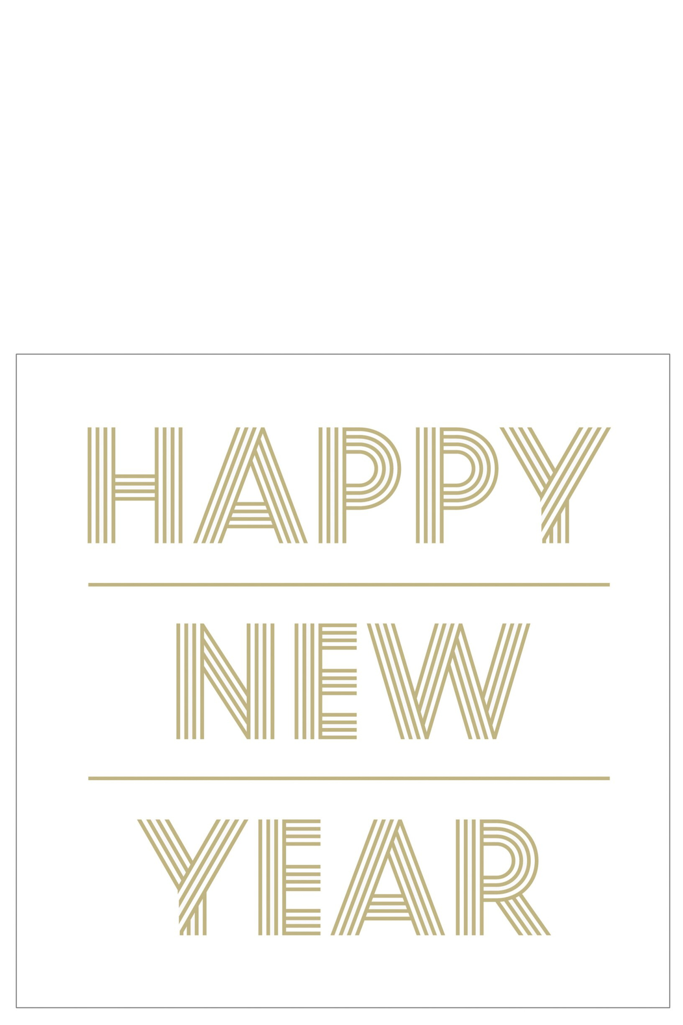 Servet Vienone Papier Goud - Set van 20
