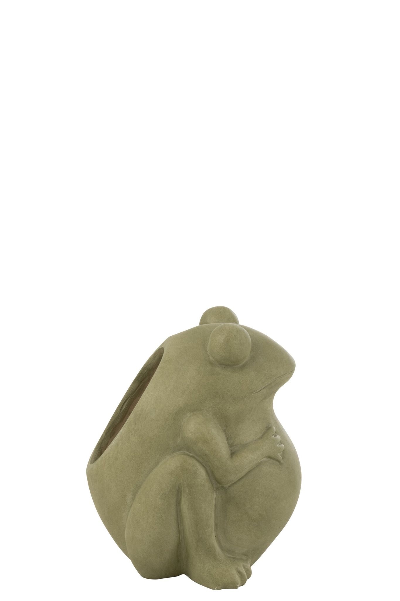Bloempot Skientan Vezelklei Groen H25 cm