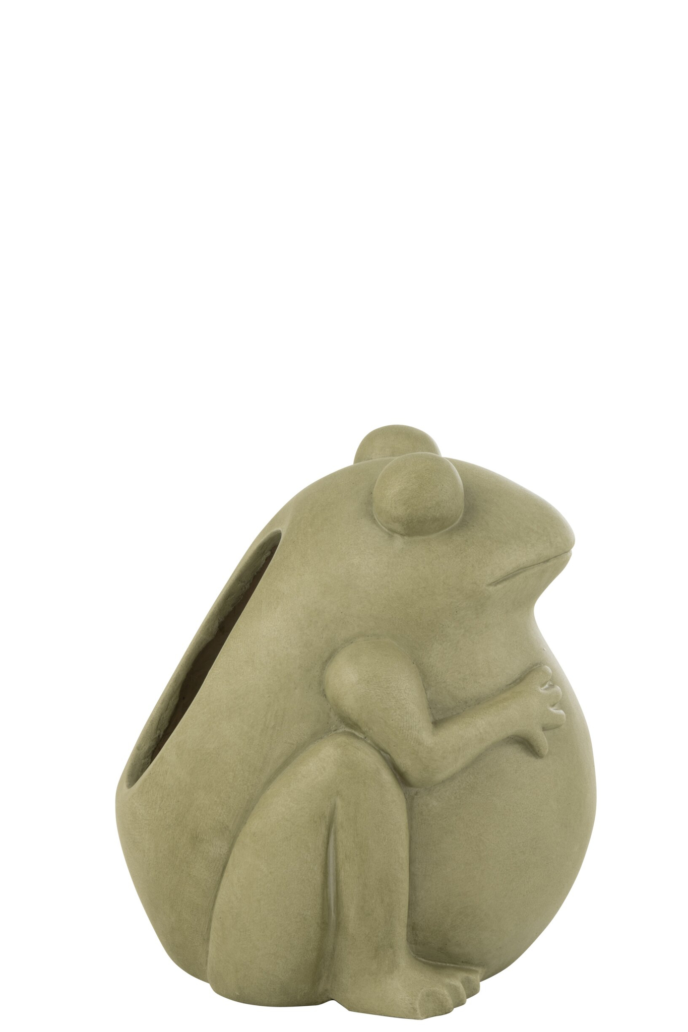 Bloempot Griloro Vezelklei Groen H30,5 cm