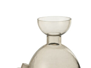 Vaas Saaskino Glas Grijs H29 cm