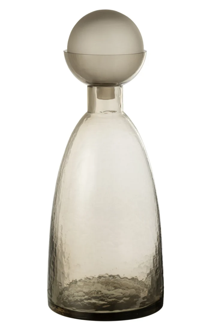 Vaas Graciosa Glas Grijs H43 cm - Afbeelding 4