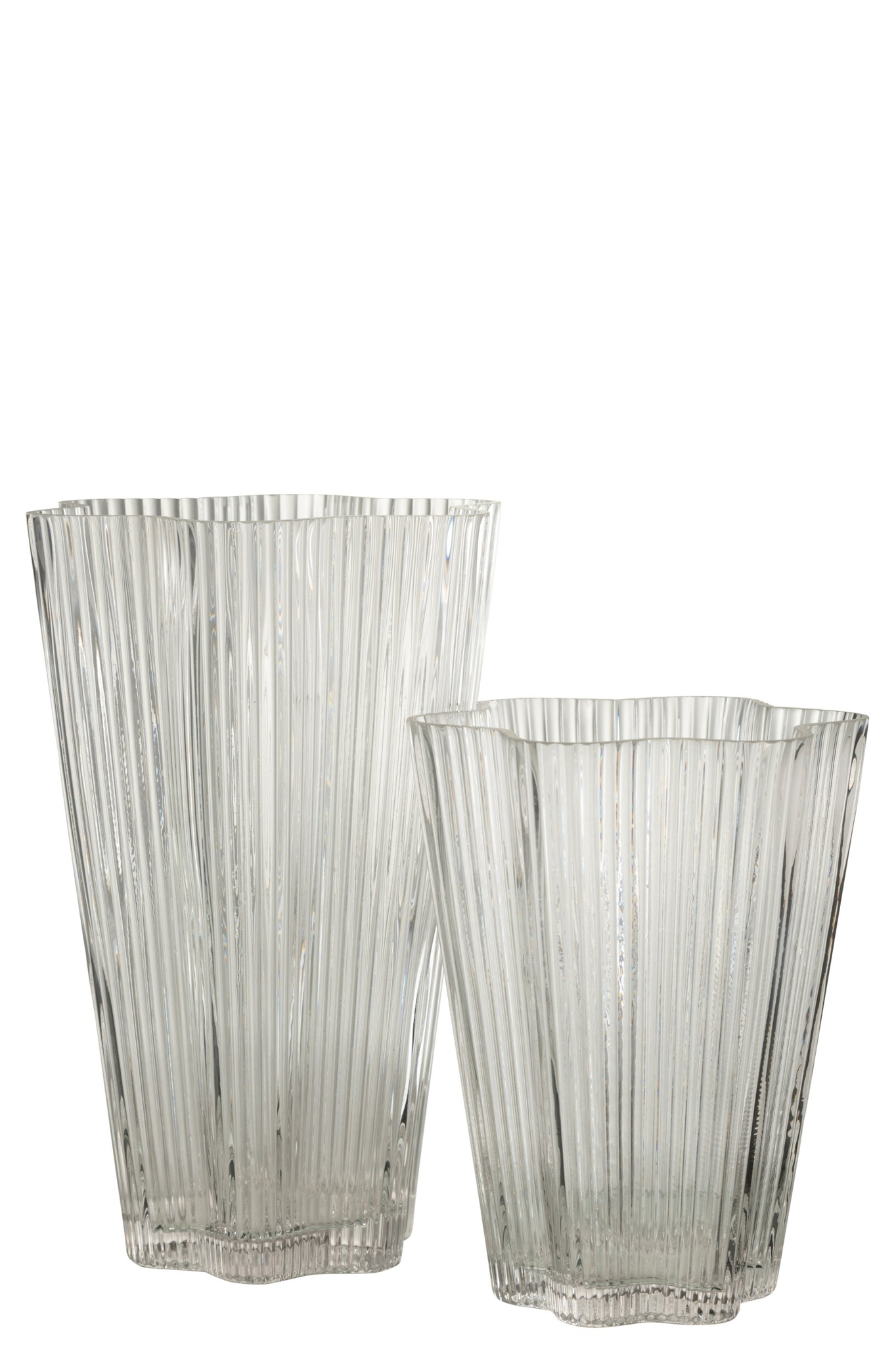 Vaas Getonte Glas Transparant H26,5 cm