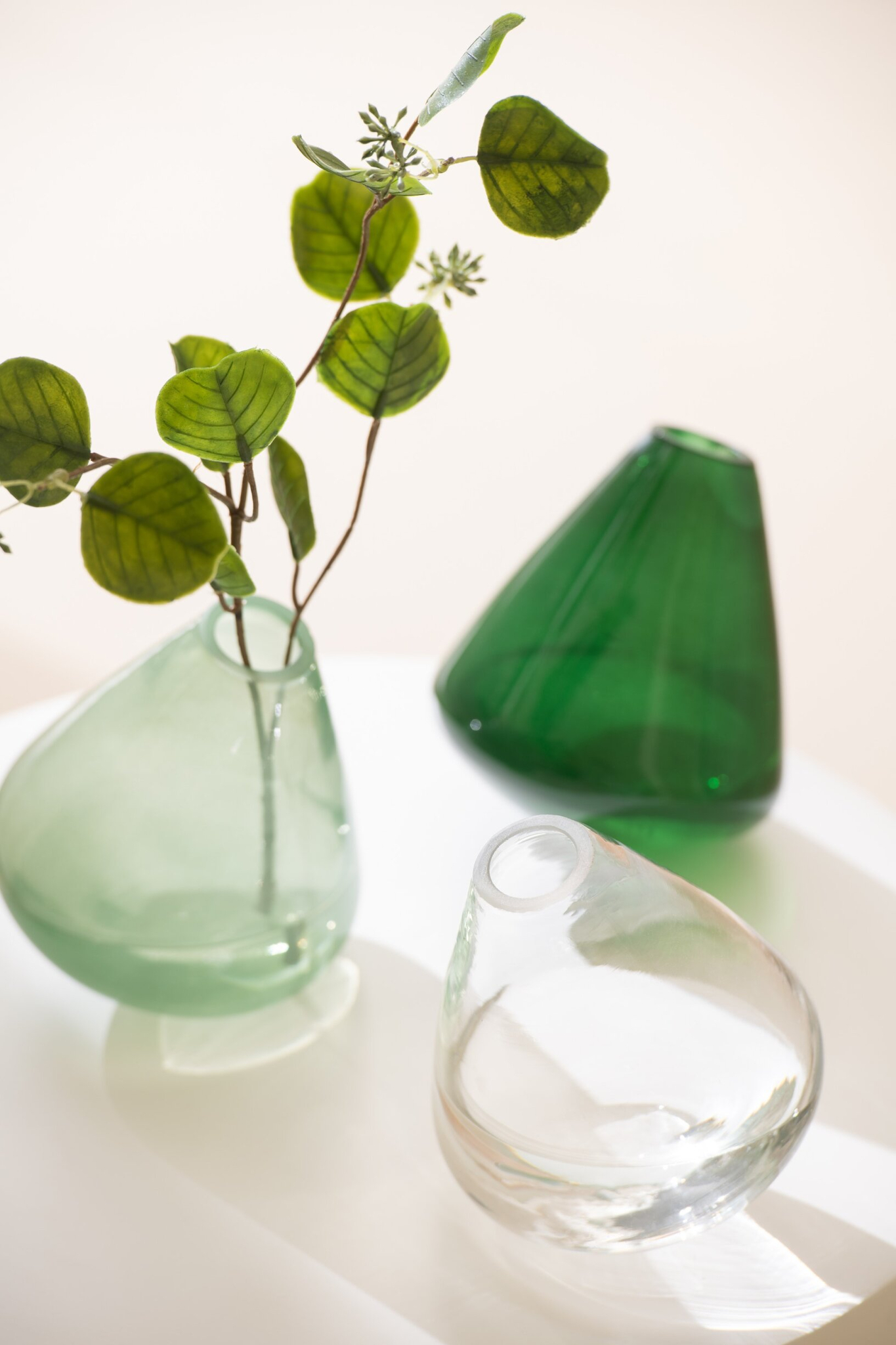 Vaas Keermin Glas Groen H13,5 cm - Afbeelding 2