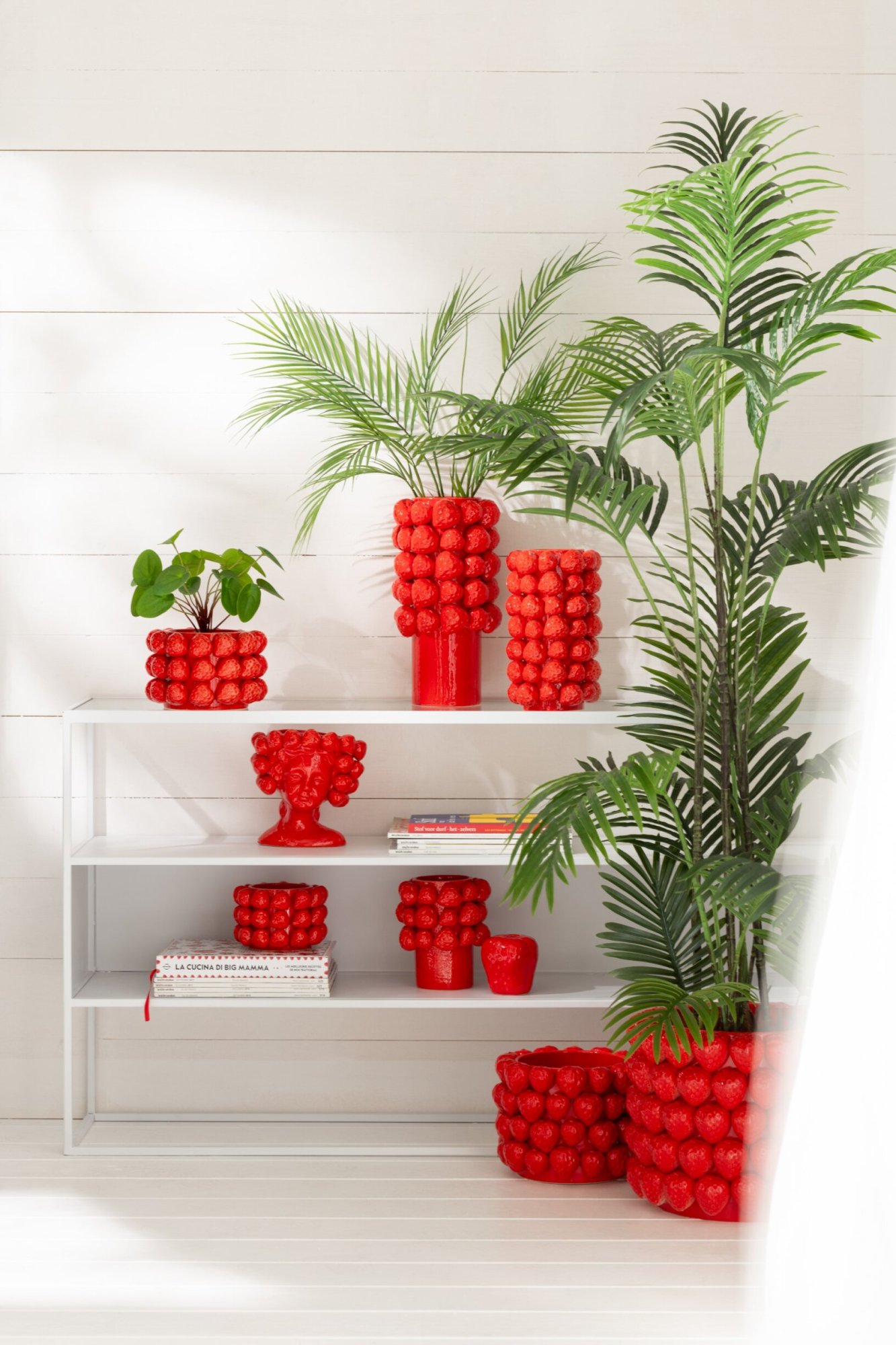 Bloempot Saammos Keramiek Rood H10,3 cm