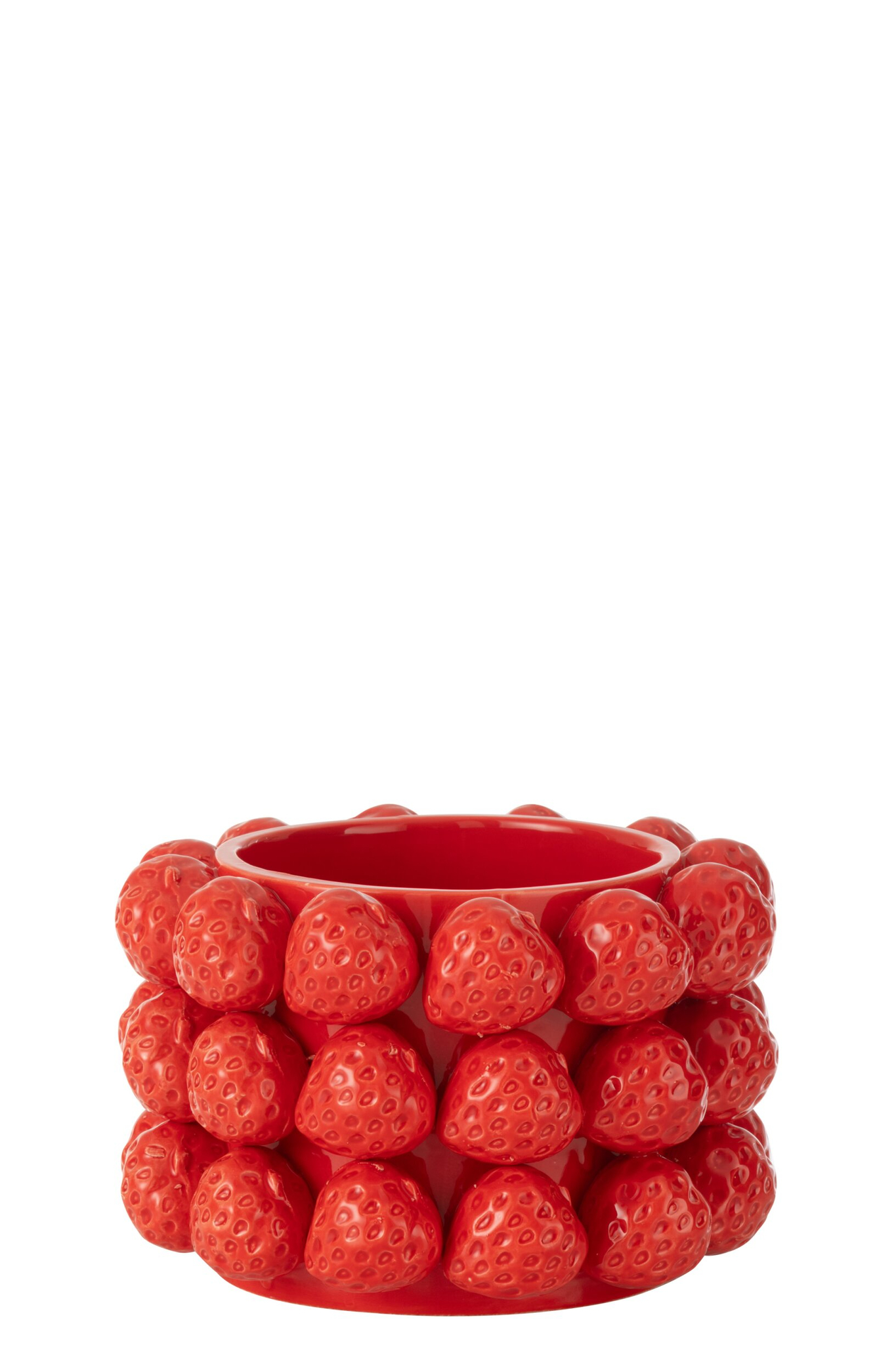 Bloempot Cirman Keramiek Rood H13 cm - Afbeelding 2
