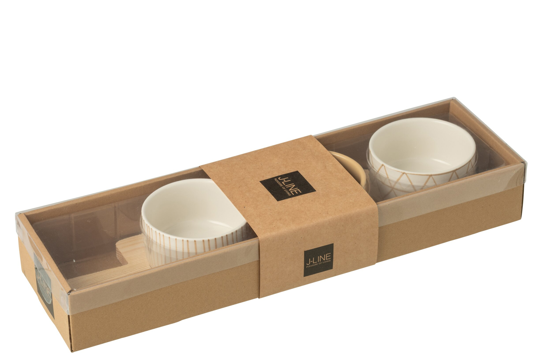 Dienblad Sesino Hout Beige - Afbeelding 2