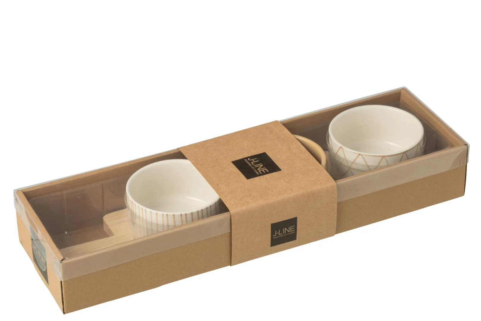 Dienblad Sesino Hout Beige - Afbeelding 2