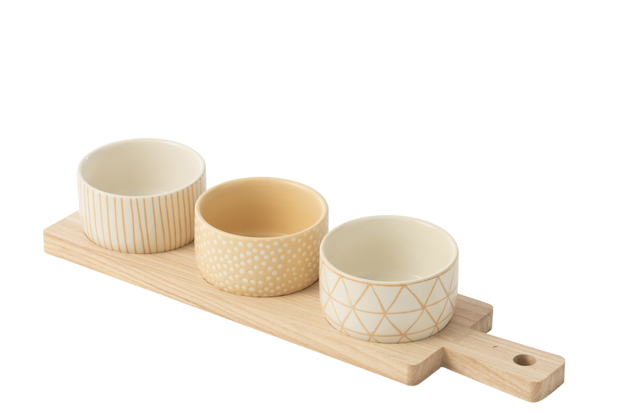 Dienblad Sesino Hout Beige - Afbeelding 3