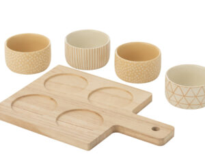 Dienblad Staulis Hout Beige