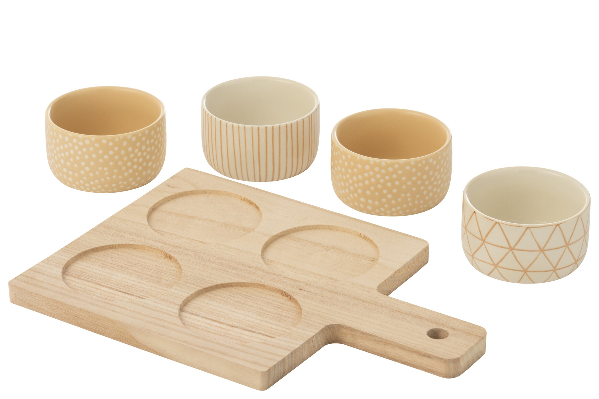 Dienblad Staulis Hout Beige