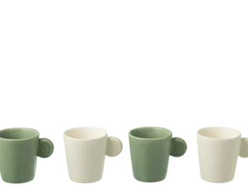 Seinsund groene keramische opbergdoos, compact formaat voor kleine spulletjes, rustig en decoratief design