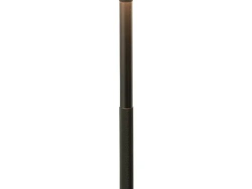 Zwarte Tafellamp Skanden met rond design, LED en aanraakbediening, compact en modern, H27,8 cm
