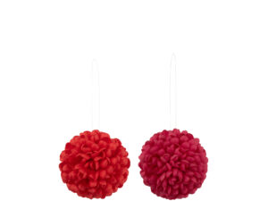 Kunstbloem Reebak Stof Meerkleurig - Set van 2
