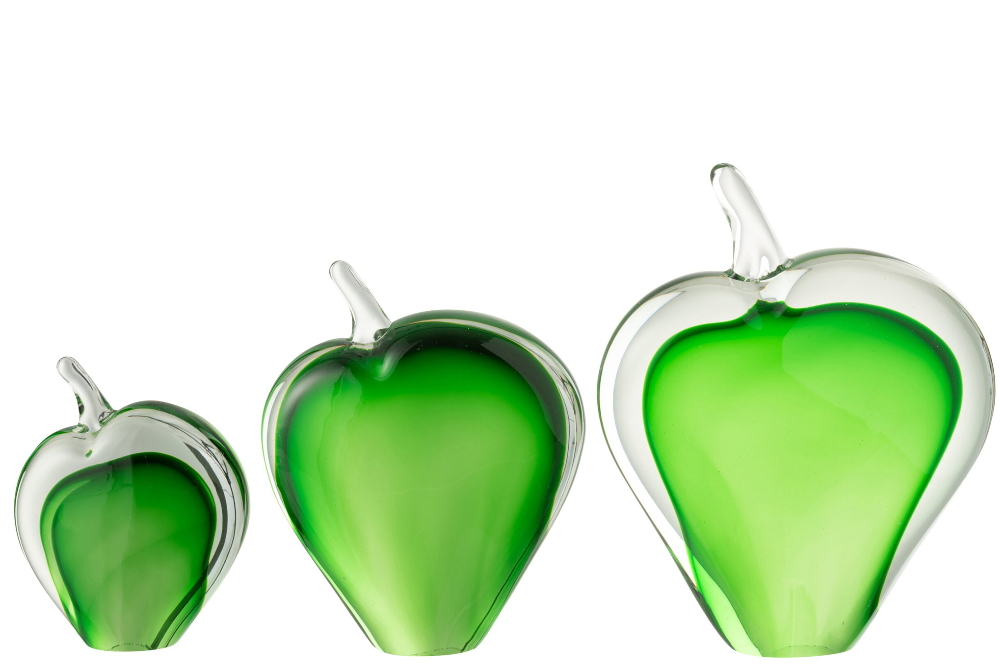 Presse-papier Slieltino Glas Groen - Set van 3