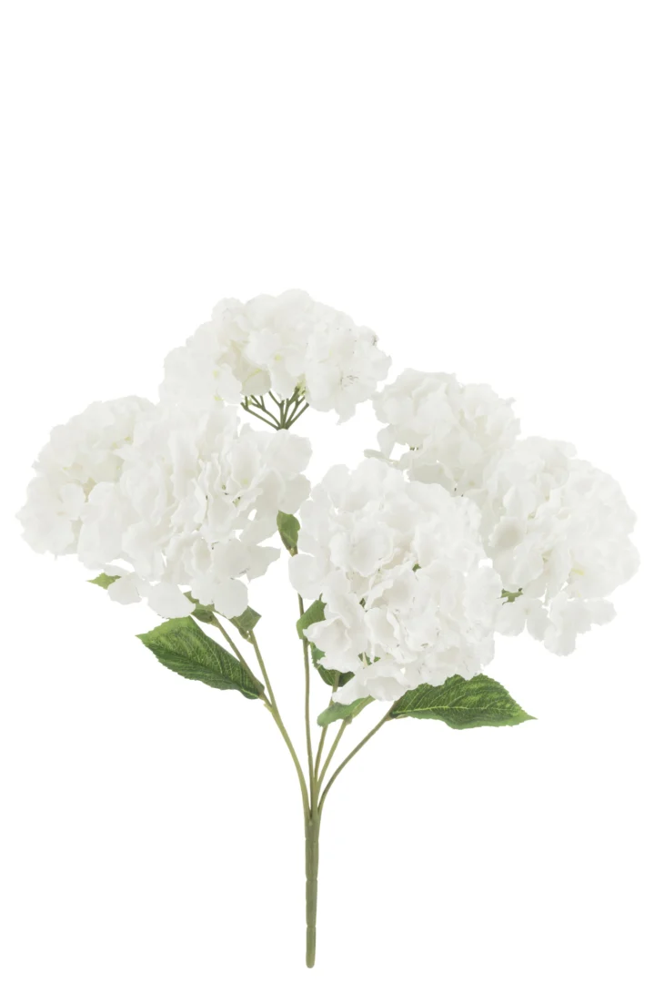 Kunstbloem Zausoro Polyester Wit - Afbeelding 2