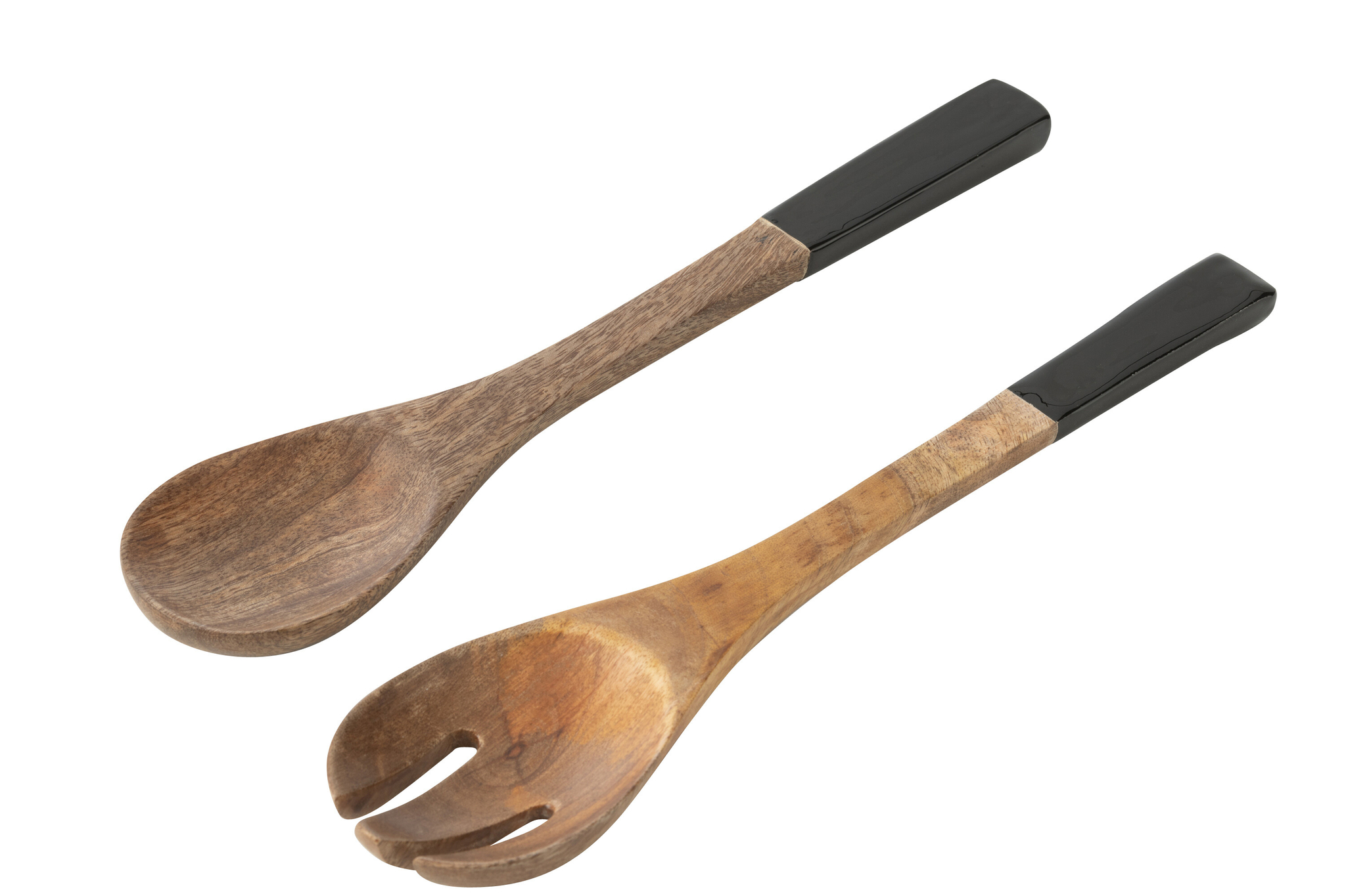 Woonaccessoire Fleeltol Mangohout Zwart - Set van 2 - Afbeelding 2