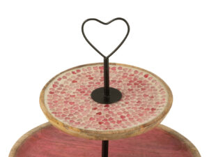 Taartstandaard Caltella Mangohout Roze
