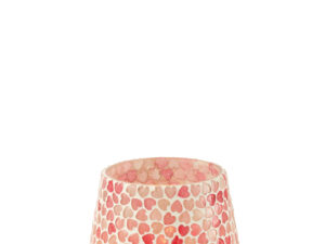 Waxinelichthouder Poomaro Glas Roze