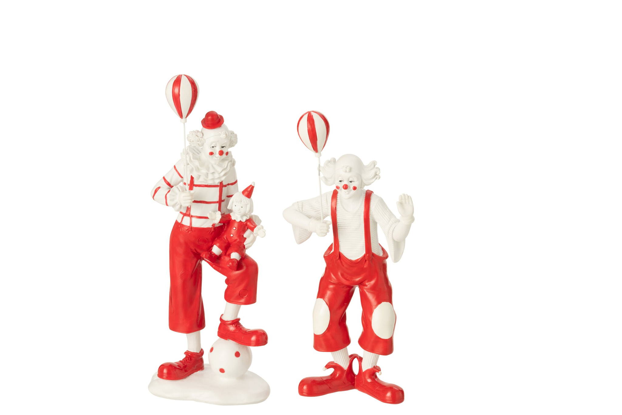 Decoratie Groorar Steen Rood - Set van 2 - Afbeelding 2
