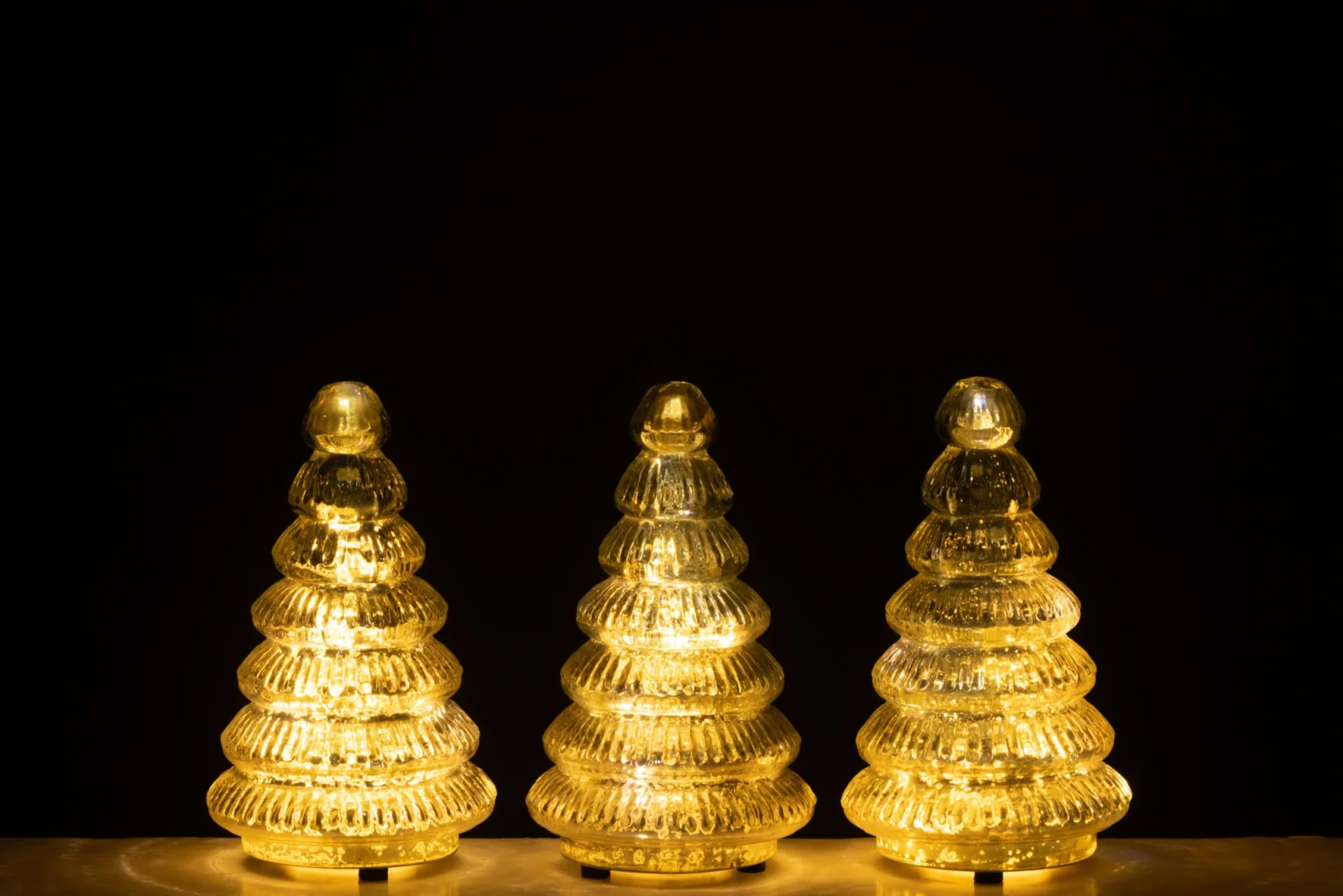 Decoratie Causino Glas Zilver - Set van 3 - Afbeelding 2