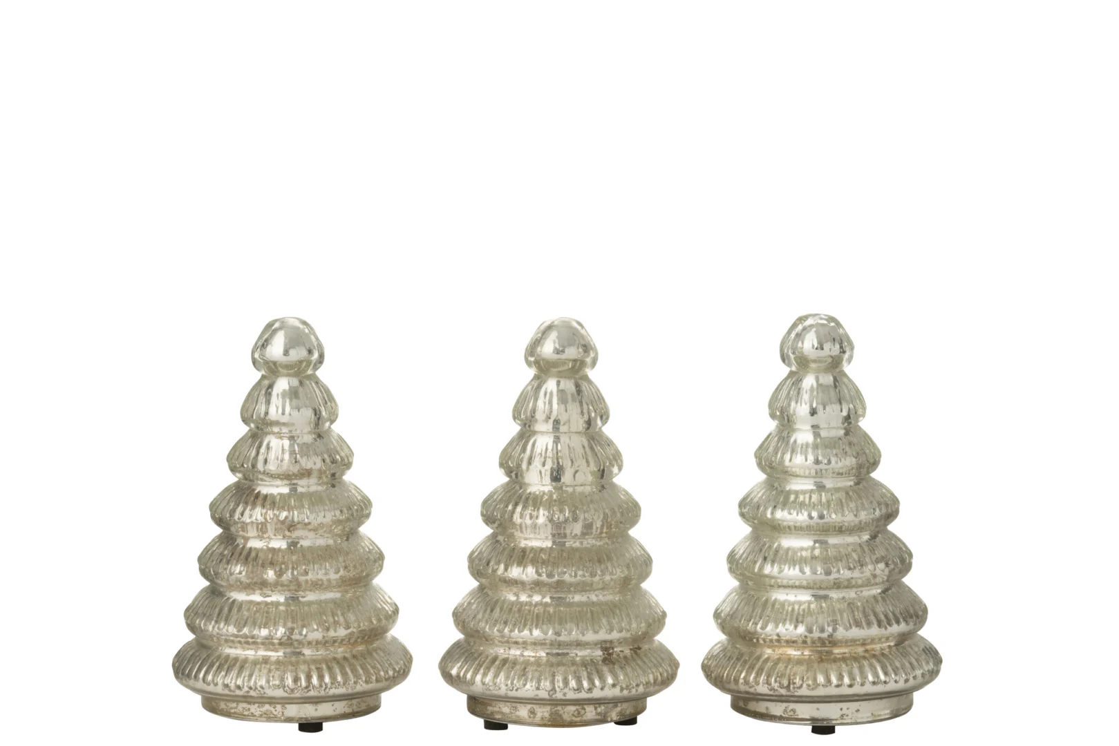 Decoratie Causino Glas Zilver - Set van 3 - Afbeelding 4