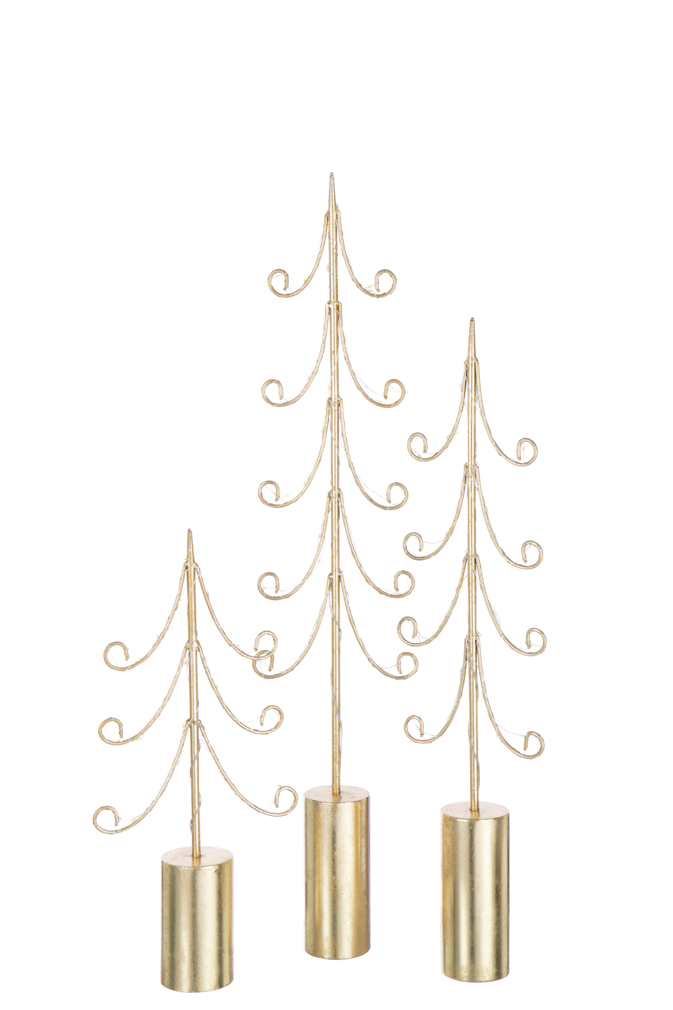 Kunstboom Fulin Metaal Goud H72 cm - Afbeelding 4