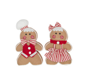 Beeld Poolvio Polyester Bruin H39 cm - Set van 2