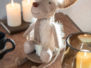 Decoratiefiguur Vummello Polyester Beige H40 cm
