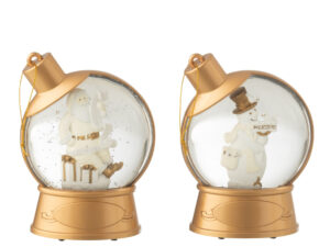Decoratiefiguur Neckar Kunststof Wit H13 cm - Set van 2
