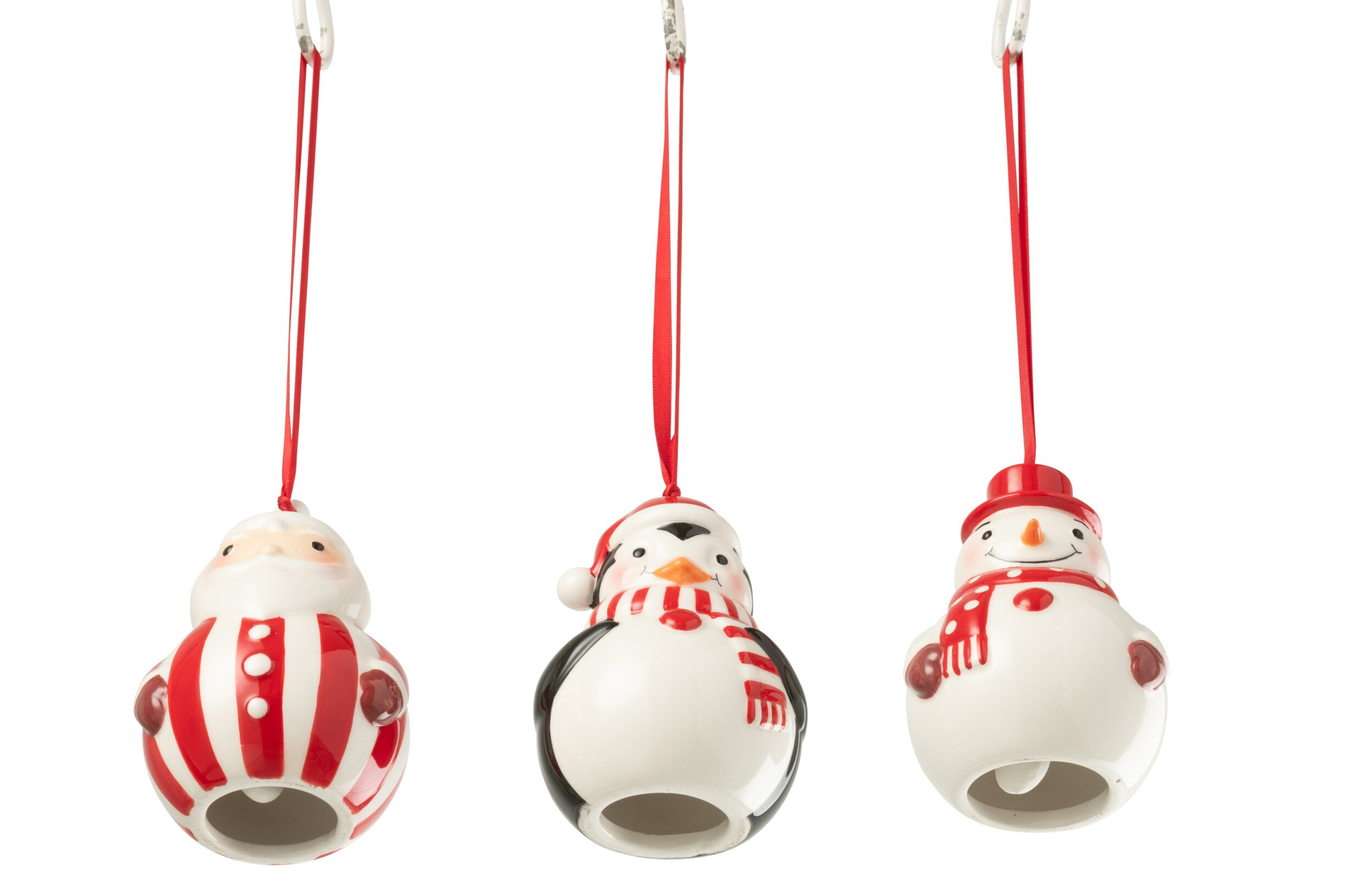 Kerstdecoratie Tatia Dolomiet Rood - Set van 3