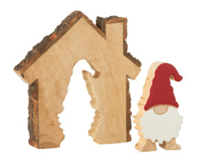Decoratiefiguur Muvella Mangohout Meerkleurig H26,5 cm