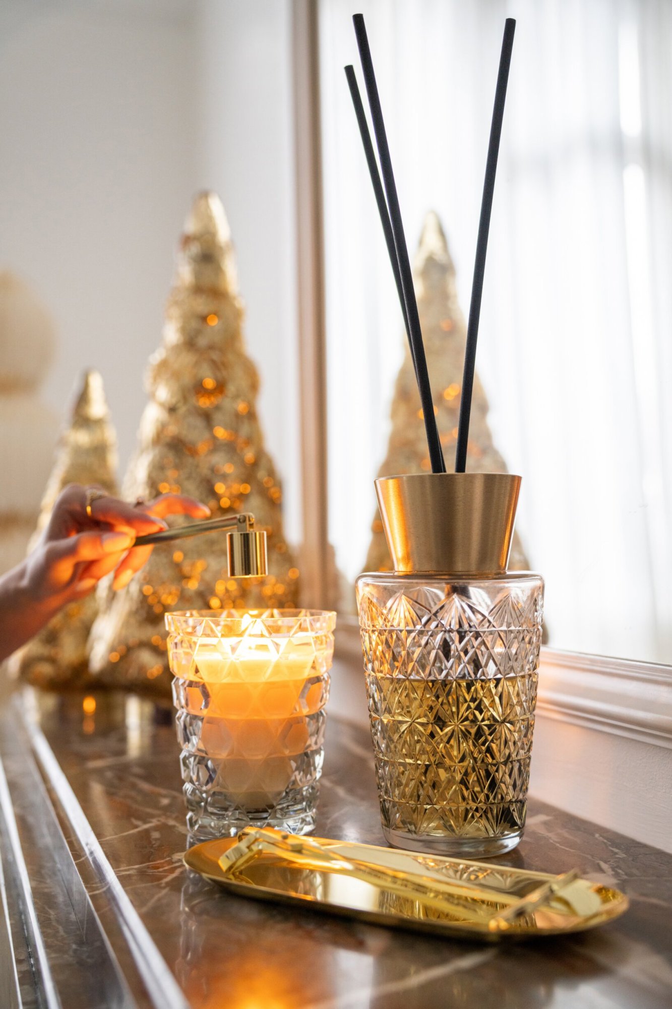 Woonaccessoire Steindoro Metaal Goud - Afbeelding 2