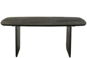 Eettafel Mervulvesta 190 x 100 cm zwart