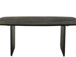 Eettafel Mervulvesta 190 x 100 cm zwart