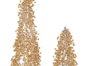 Decoratie Naubin Acryl Goud