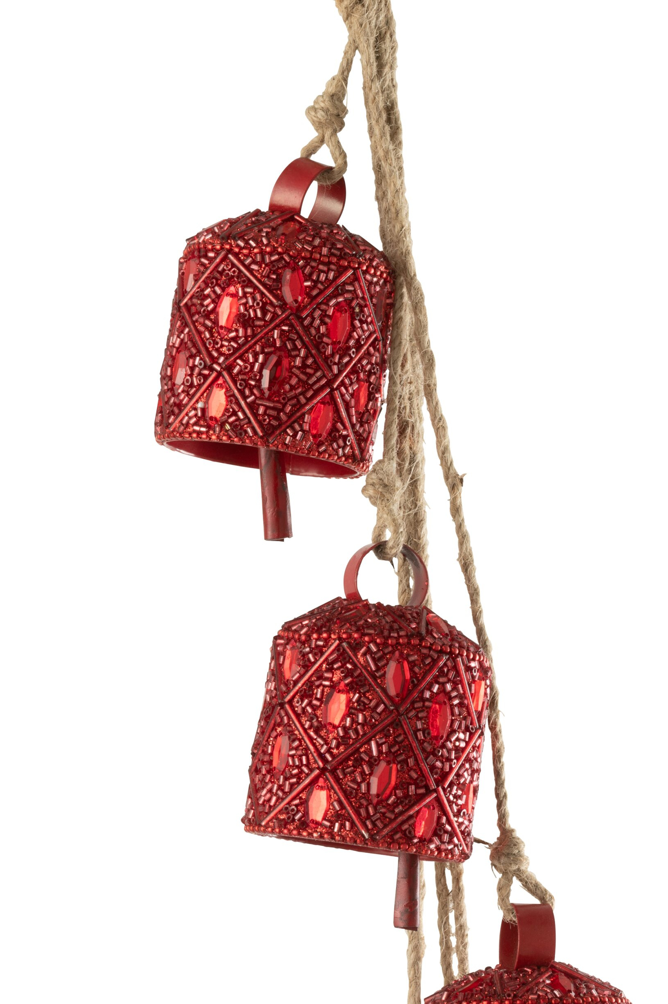 Kerstdecoratie Beibesta Metaal Rood