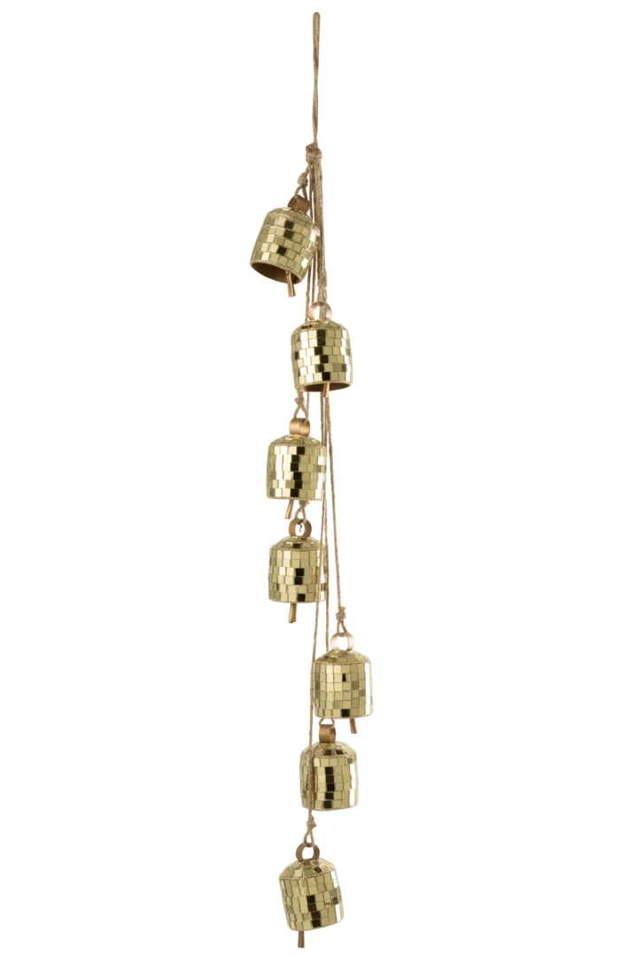 Spiegel Hiemmum Goud 45,5x7,5 cm - Afbeelding 2