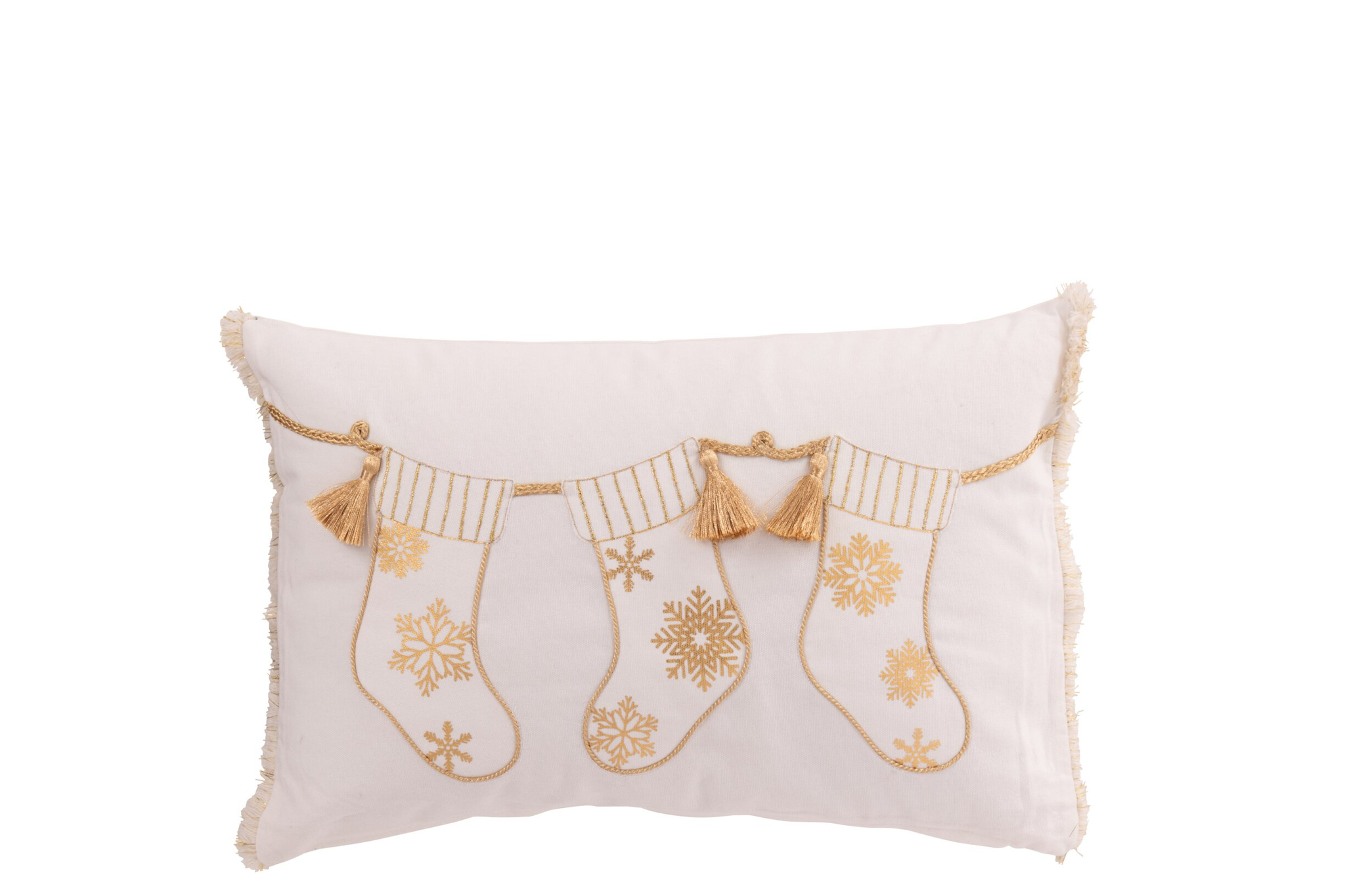 Kussen Flooker Wit 45x30 cm - Afbeelding 3